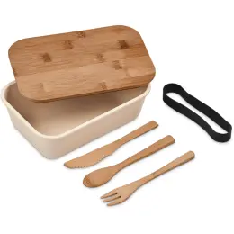 Kooshty Natura Plus Bamboo Fibre Lunch Box Set Unbranded
